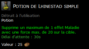 Potion de Lhinestad simple