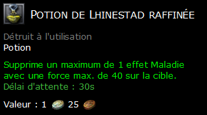 Potion de Lhinestad raffinée