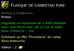 Flasque de Lhinestad pure