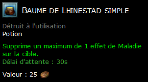 Baume de Lhinestad simple