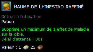 Baume de Lhinestad raffiné