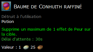 Baume de Conhuith raffiné