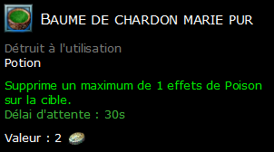 Baume de chardon marie pur