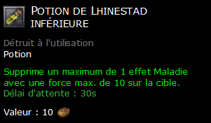 Potion de Lhinestad inférieure