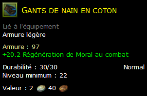 Gants de nain en coton
