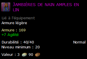 Jambières de nain amples en lin