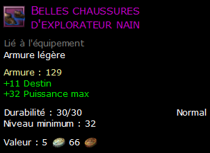 Belles chaussures d'explorateur nain