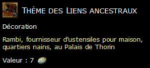 Thème des Liens ancestraux