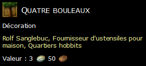 Quatre bouleaux