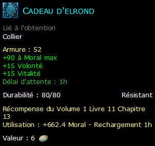 Cadeau d'elrond