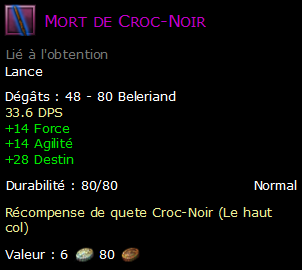 Mort de Croc-Noir