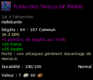 Fléau des Trolls de Pierre