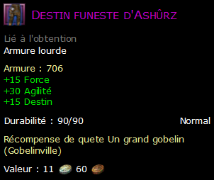 Destin funeste d'Ashûrz