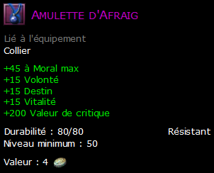 Amulette d'Afraig