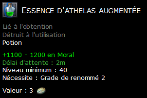 Essence d'athelas augmentée