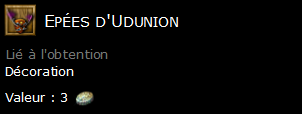 Epées d'Udunion