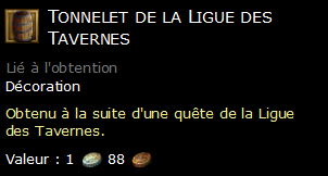 Tonnelet de la Ligue des Tavernes