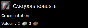 Carquois robuste