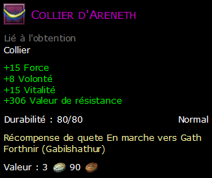 Collier d'Areneth