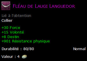 Fléau de Laugi Languedor