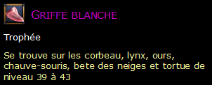 Griffe blanche