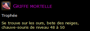 Griffe mortelle