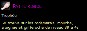 Patte rigide