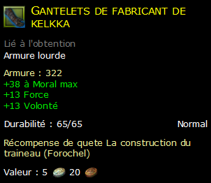 Gantelets de fabricant de kelkka