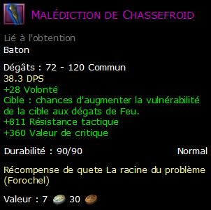 Malédiction de Chassefroid