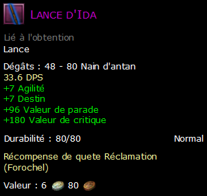 Lance d'Ida