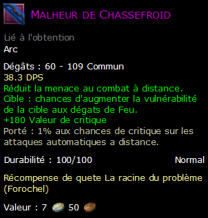 Malheur de Chassefroid