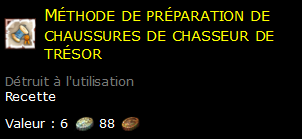 Méthode de préparation de chaussures de chasseur de trésor