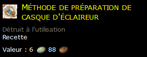 Méthode de préparation de casque d'éclaireur