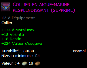 Collier en aigue-marine resplendissant (supprimé)