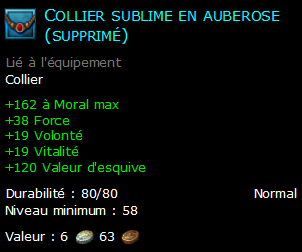 Collier sublime en auberose (supprimé)