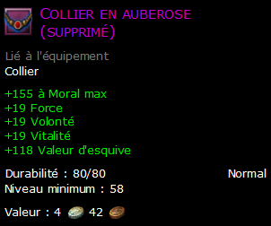 Collier en auberose (supprimé)