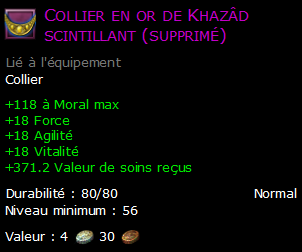 Collier en or de Khazâd scintillant (supprimé)