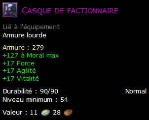 Casque de factionnaire