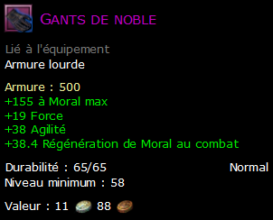 Gants de noble