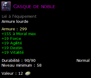 Casque de noble