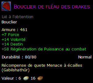 Bouclier de fléau des drakes