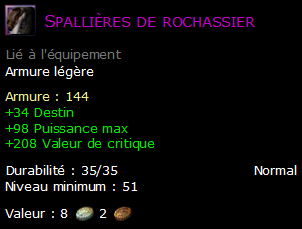 Spallières de rochassier