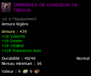 Jambières de chasseur de trésor