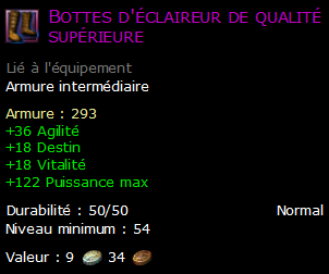 Bottes d'éclaireur de qualité supérieure