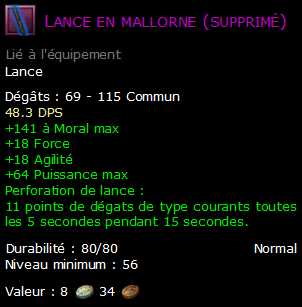 Lance en mallorne (supprimé)