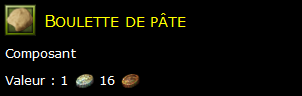 Boulette de pâte