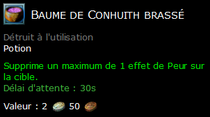 Baume de Conhuith brassé