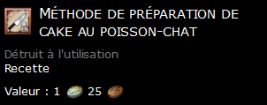 Méthode de préparation de cake au poisson-chat