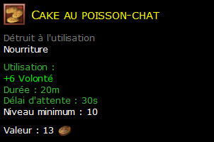 Cake au poisson-chat