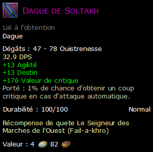 Dague de Soltakh